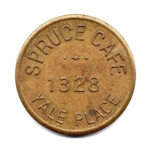 SPRUCE CAFE • GOOD FOR 5¢ IN TRADE • MINNEAPOLIS, MINNESOTA, MN. • TC-101623 - Picture 1 of 2