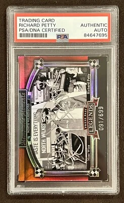 Richard Petty Signed 2006 Press Pass Champions NASCAR PSA  Authentic Auto HOF - Image 1 of 2