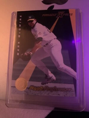 1997 Pinnacle X-Press #143 Mark McGwire PP Peak Performance Xpress (001) - Imagem 1 de 2