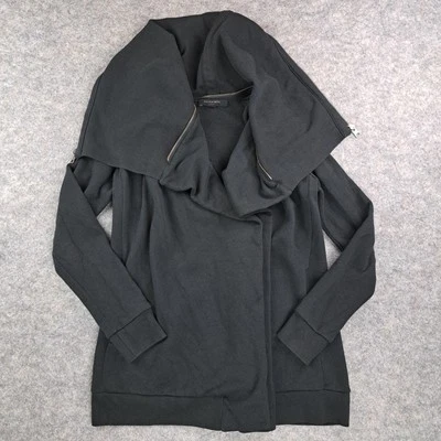 Suéter All Saints Mujer Pequeño Negro Dalia Cárdigan Manga Larga Sudadera Abierta Foto 1 de 4