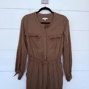 Max Studio Women’s XS Olive Green Jumpsuit - Picture 1 of 6