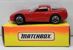 Matchbox  1997 Chevrolet Corvette # 4/75  W/ BOX  1996/Thailand/LOOSE - Picture 1 of 3