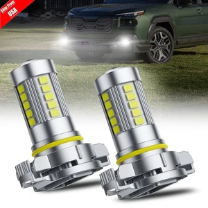 5202 2504 5201 LED Fog Light Bulbs Kit Cool White 6000K Super Bright 6G27 Series - Picture 1 of 30