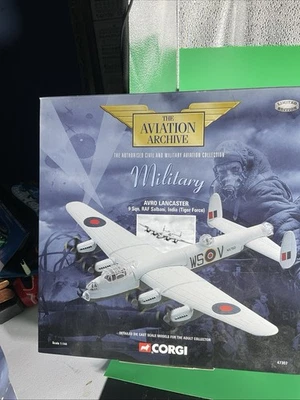 CORGI Aviation. Archive AVRO LANCASTER 9 San RAF Salbani Tiger Force NIB - Image 1 of 4