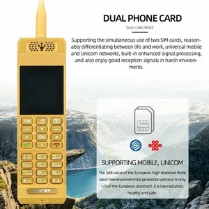 Classic Vintage Retro Brick Cell Phone Long Standby Dual SIM Mobile Phone Bar A - Picture 1 of 16