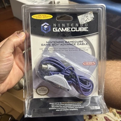 Nintendo Official Gameboy Advance Cable GameCube connection DOL-011 GBA OEM Link - Image 1 of 4