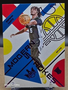 2024-25 Panini Court Kings - Modern Strokes Stephon Castle RC #8 Pink /15 - Picture 1 of 2