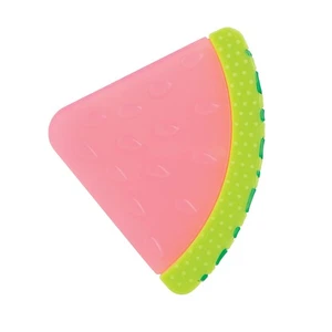 Nuby 100% Silicone Fruit Teether, Watermelon 3M+ - Picture 1 of 2