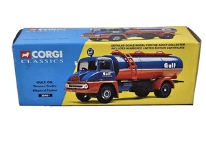 Corgi Classics Gulf Oil Thames Trader Elliptical Tanker Diecast 30401 Boxed - Picture 1 of 1
