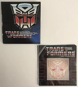 Transformers Vintage G1 1985 & 1986 Insert Catalog Check List Booklet Broschüren - Bild 1 von 5