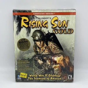 Rising Sun Gold Campaign Series 2000 - PC Video Game / Talon Soft New Sealed - Picture 1 of 4