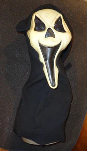 Scream Ghost Face Mask Fun World Div Gen Glow In The Dark Movie Halloween party - Picture 1 of 24
