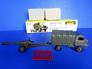 SOLIDO 235 AND 239 SIMCA UNIC S.U.M.B 4x4 COMPLETE IN ORIGINAL BOX - Picture 1 of 22