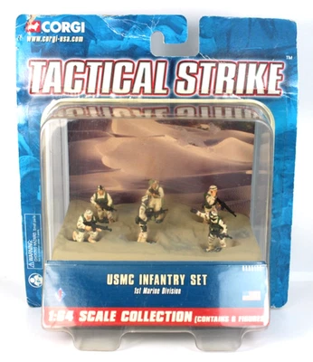 Juego de figuras de acción de infantería Tactical Strike USMC 1ST MARINE 2004 Corgi US95120 Foto 1 de 4
