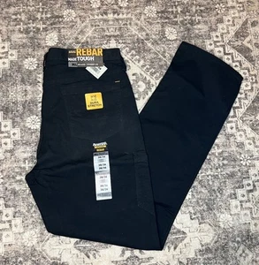 Ariat® Men's Rebar M4 Relaxed DuraStretch™ Straight Leg Jeans 10041083 38x36 - Picture 1 of 3