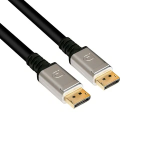 Club 3D CAC-1069 DisplayPort 1.4 HBR3 8K Kabel Schwarz 4m/13.12ft VESA Silber - Afbeelding 1 van 9