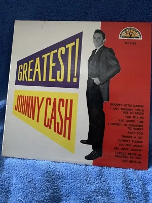 Johnny Cash - Greatest! LP  SUN 1240 Mono Vinyl Record - Image 1 of 4