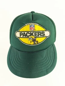 Vintage Drew Pearson GREEN BAY PACKERS Fußball Snapback Mütze Netz Trucker Seil - Bild 1 von 7