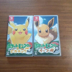 Pokemon Let's Go Pikachu+eeve Nintendo Switch Japanese original version - Picture 1 of 1