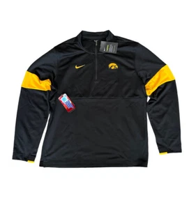 Nike Iowa Hawkeyes Men’s On Field Dri-Fit Therma Sweatshirt Jacket Size Large - Picture 1 of 5
