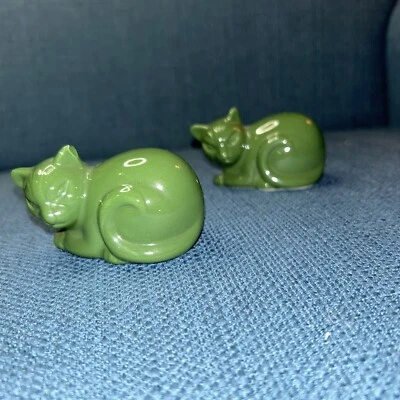 Homer Laughlin Co. Menagerie Maverick Harlequin Animal Figurine Cat - Image 1 of 4