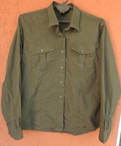 SEELAND Womens Hunting Shirt Green Long Sleeve Button Up (XL) - Picture 1 of 11