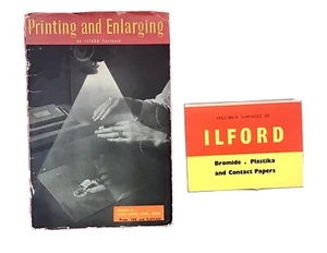 Printing And Enlarging An Ilford Textbook With Specimen Surfaces Of Paper - Picture 1 of 7