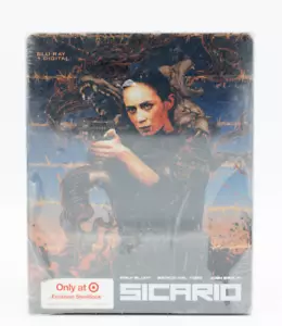 SICARIO (BLU-RAY + DVD + DIGITAL) Target Exclusive Steelbook - Picture 1 of 4