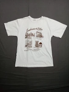 Y2K Brazil T Shirt Size Small Lembranca De Belem Museu Goeldi Teatro Da Paz - Picture 1 of 7