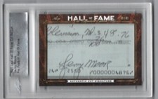 Lenny Moore 2021 Leaf Hall Of Fame Cut Edition Auto - Baltimore Colts