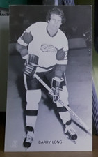Barry Long Detroit Red Wings J. D. McCarthy Hockey Postcard