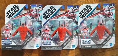 Star Wars Mission Fleet Gear Class Shock Trooper Secure The City Figure Lot Foto 1 de 2