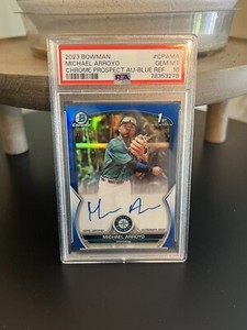 2023 Bowman Michael Arroyo Auto /150 AU-Blue PSA 10 #CPAMA