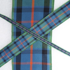 Flower Of Scotland Tartan Ribbon Christmas 6 Widths BUY 1 2 Or 4 Metres 16 775D - Picture 1 of 9