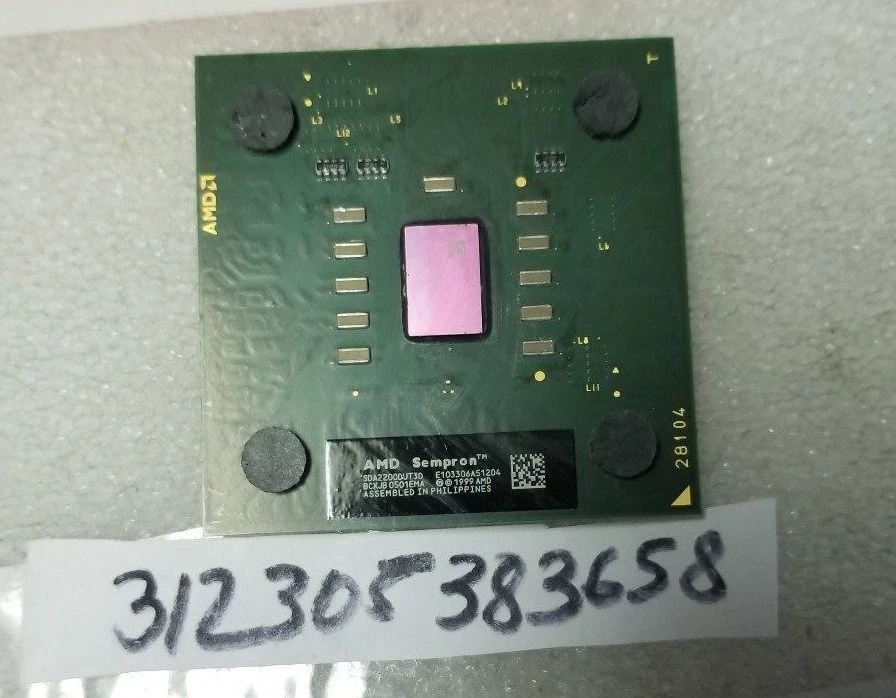 AMD Sempron 2200+ 1.5 GHz (SDA2200DUT3D) Processor, Socket A 462 - Image 1 of 1