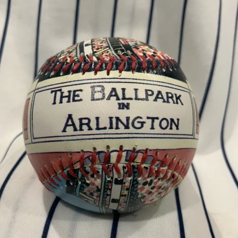 Unforgetaball 1996 Ballpark At Arlington Texas Rangers souvenir baseball ball Cover