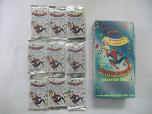Lot 5 unopened packs Spider-Man II trading cards 1992 Marvel Comics Peter Parker - Picture 1 of 1
