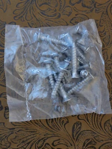 1 paquete de tornillos de bisagra de puerta comercial galvanizados - para puertas de madera y metal #2 ஔ - Imagen 1 de 6