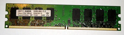 2 GB DDR2-RAM 240-pin PC2-6400U CL5 non-ECC  'MDT M948-800-16' - Image 1 of 2