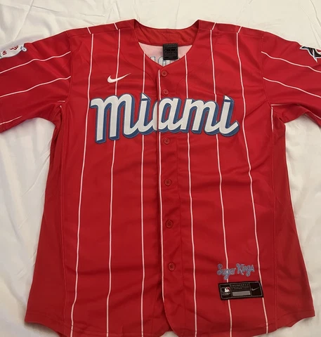 Jazz Chisholm Jr. Miami Marlins City Connect Jersey Size Large Cover