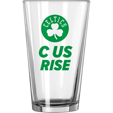 Boston Celtics 16oz. Team Slogan Pint Glass Cover