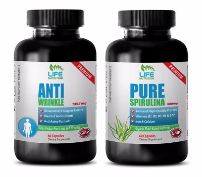 weight loss pills - ANTI-WRINKLE – SPIRULINA COMBO 2B - spirulina tablets organi - Image 1 of 4