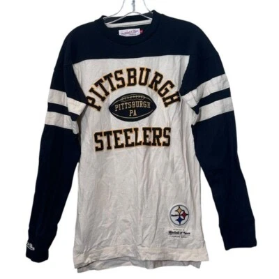 Pittsburgh Steelers S Mitchell & Ness Swing Pass Camiseta Manga Larga Algodón Fútbol Foto 1 de 4