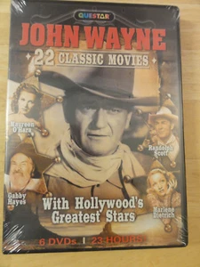 John Wayne Collection - 22 Classic Movies (DVD, 2015, 6-Disc Set) - Picture 1 of 3