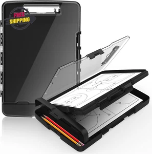 Clearview Clipboard with 2 Storage Heavy Duty Clipboard with Dual Compartment - Picture 1 of 7