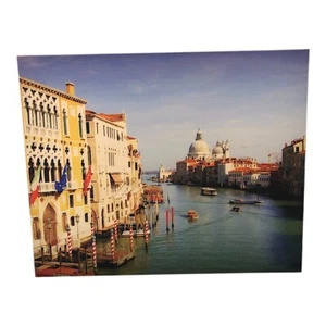 Venice Canal Wall Art Canvas Print 16x20 - Bild 1 von 4