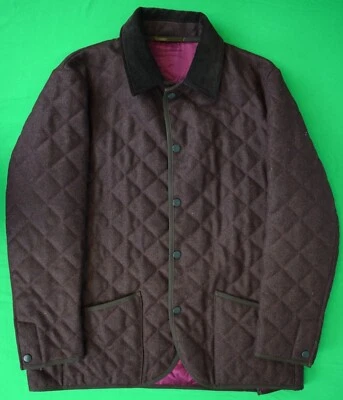"Paul Stuart Heather Burg Quilted Wool Field Jacket Made In England" XXXL (NWOT) - Image 1 of 4