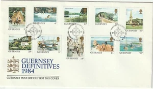 1984 Guernsey FDC cover with definitive stamp - Picture 1 of 2