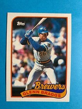 1989 Topps Baseball Card 718 GLENN BRAGGS MILWAUKEE BREWERS