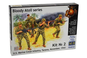 Master Box LTD 1/35 Box USMC Infantry Tarawa 1943 Plastic Model Kit - Picture 1 of 1